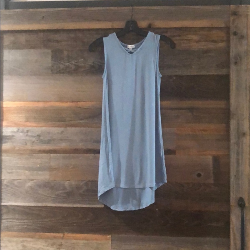 Blue dress